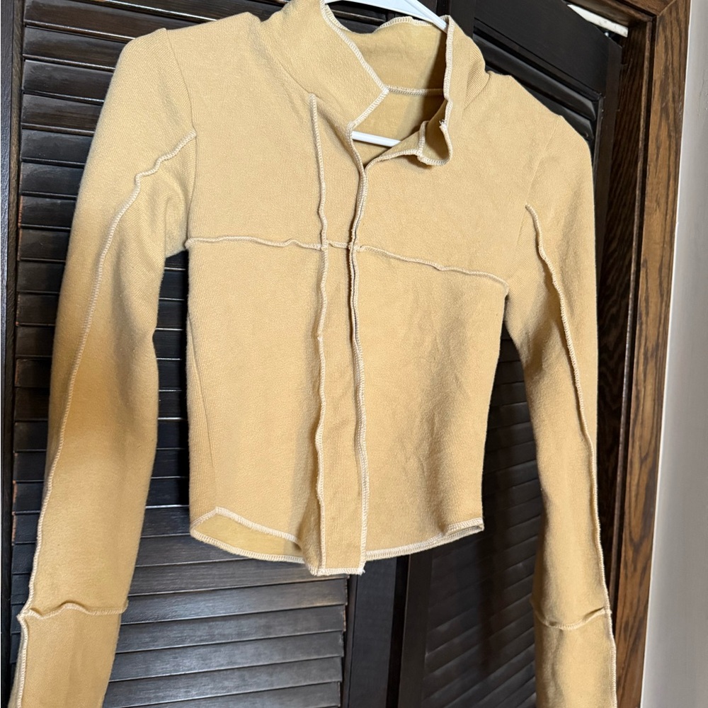 Source Unknown Contrast Stitch Top - image 3